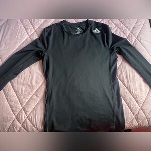 Adidas Black Performance Long Sleeve Top